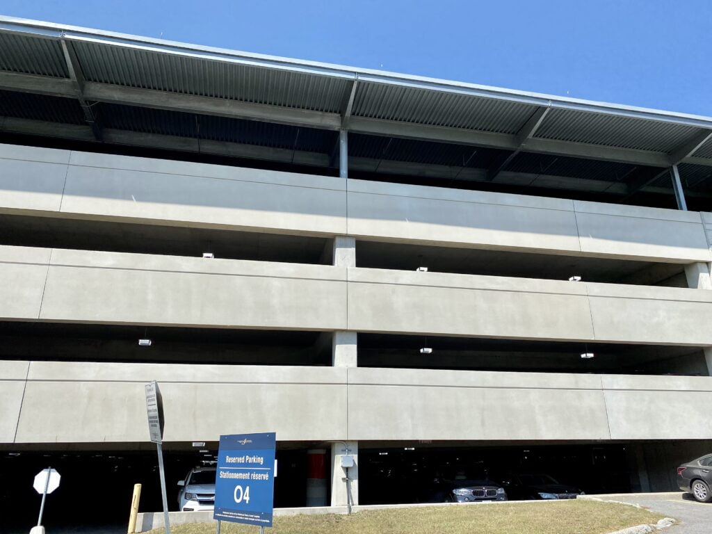 Ottawa Macdonald Cartier International Airport Parking Garage